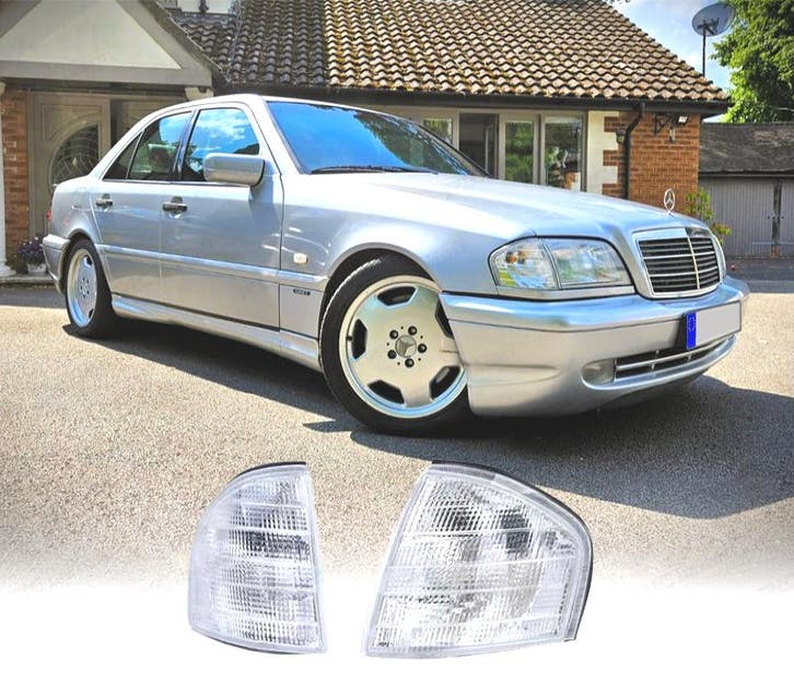 CLIGNOTANTS AVANT MERCEDES W202 93-00 BLANC, Autos : Pièces & Accessoires, Éclairage, Envoi