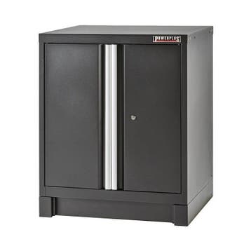 Werkplaatskast - gereedschapskast zwart met 2 deuren 72 x 57, Doe-het-zelf en Bouw, Ophalen of Verzenden, Nieuw