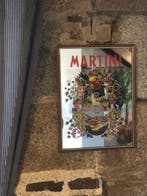 Martini - inconnu - Wandspiegel - Glas - Reclamespiegel, Antiek en Kunst