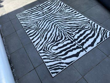 B2B Carpets - Savanna Zebra White - Vloerkleed - 230 cm -, Nieuw