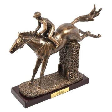 sculptuur, Atlas Editions Arkle Horse & Jockey Sculpture –