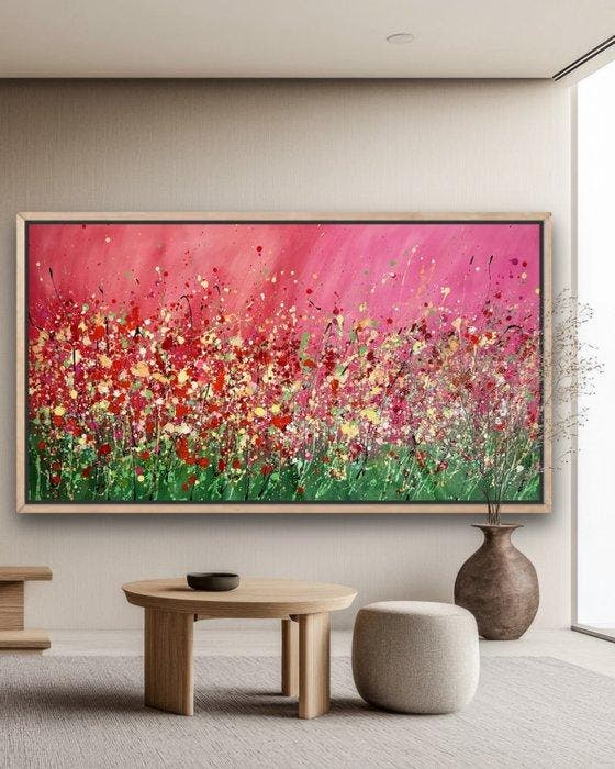 Helena Romano - Giardino del Cuore, Antiek en Kunst, Kunst | Schilderijen | Modern