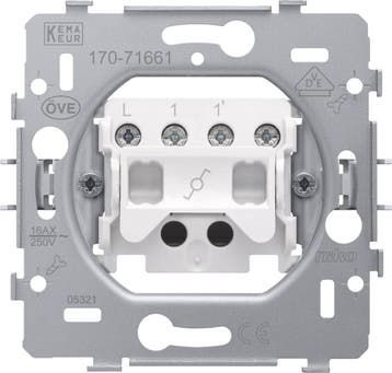 Niko Interrupteur À Deux Voies Base 16A 250V Avec Bornes À, Verzenden, Nieuw
