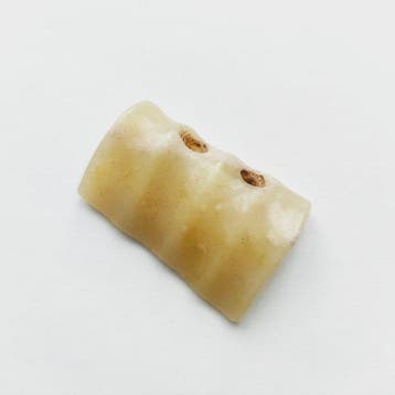 Chinois ancien Pierre dure (jade ?) Talisman de perles avec