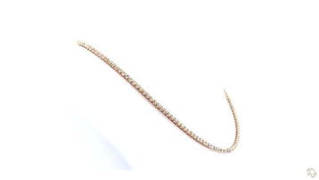 Sans prix de réserve - Collier - 14 carats Or rose - 6.31ct., Nieuw