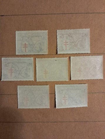 België 1934/1934 - Reeks genaamd Ridder - Obpnrs=394/400, Gestempeld