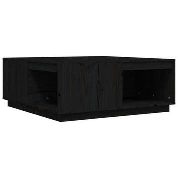 Table basse pin noir 100x101cm - Jusqua epuisement -47%, Verzenden, Trendy