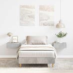 vidaXL Bedframe zonder matras 100x200 cm spaanplaat, Verzenden, Nieuw