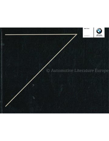 2015 BMW 7 SERIE BROCHURE NEDERLANDS, Nieuw