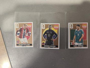 2026 Panini World Cup Stickers Erling Haaland, Moisés, Collections