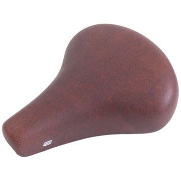 Sterk bruin fietszadel, Verzenden, Nieuw