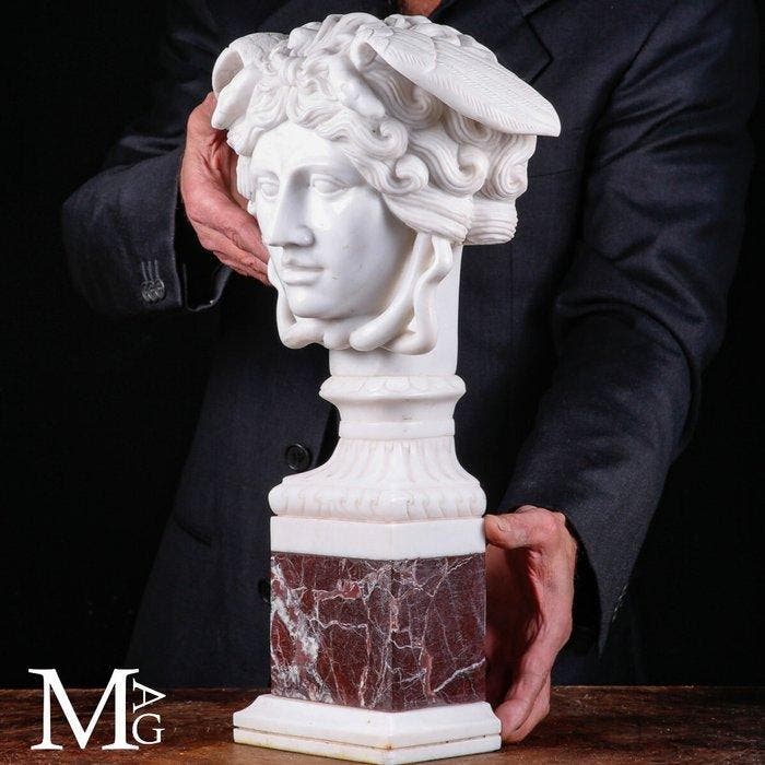 Marmo Bianco di Carrara Beeld - 455 mm, Antiek en Kunst, Antiek | Overige Antiek