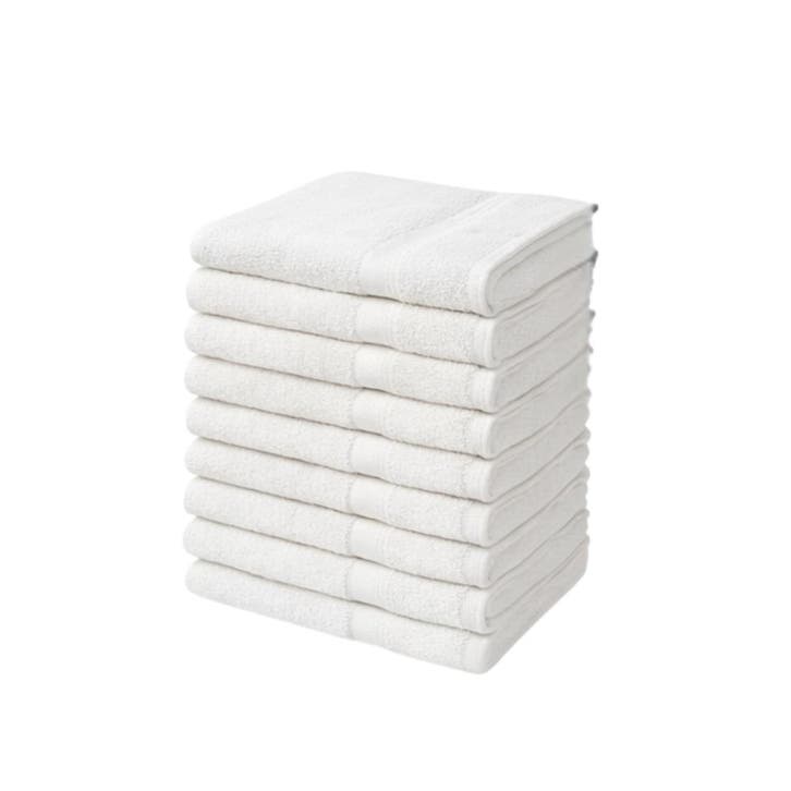 Handdoeken 50×100 cm – Set van 10 – 400 g/m² - Hotel Wit, Maison & Meubles, Salle de bain | Linge de bain & Accessoires, Envoi