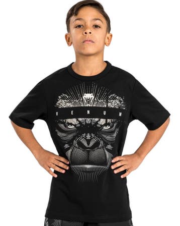Venum Gorilla Jungle Katoenen T-shirt Kinderen Zwart Wit, Verzenden, Zwart, Vechtsport, Nieuw