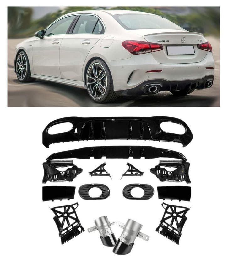 Geschikt voor Mercedes V177 A-Klasse Limousine diffuser + ui, Autos : Divers, Accessoires de voiture, Envoi