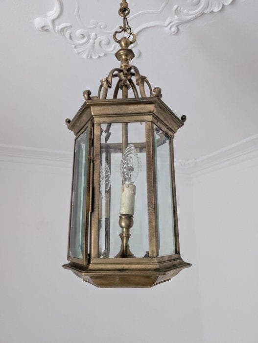 Lantaarn - Messing - Bronzo, Antiek en Kunst, Antiek | Meubels | Stoelen en Sofa's