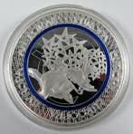 Penning - Grote Penning 100 mm 20 YEARS EURO Silver plated