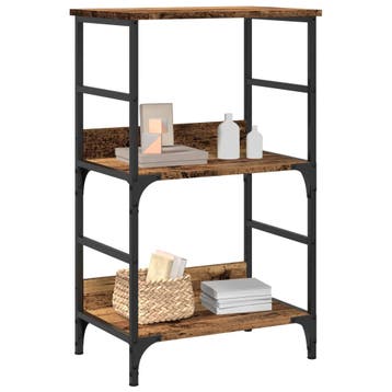 vidaXL Boekenkast 50x33x82 cm bewerkt hout oud houtkleurig, Verzenden, Nieuw