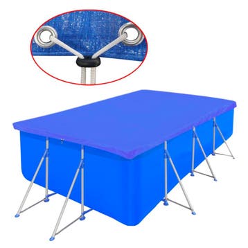 vidaXL Zwembadhoes rechthoekig 90 g/m² 540x270 cm PE, Verzenden, Nieuw