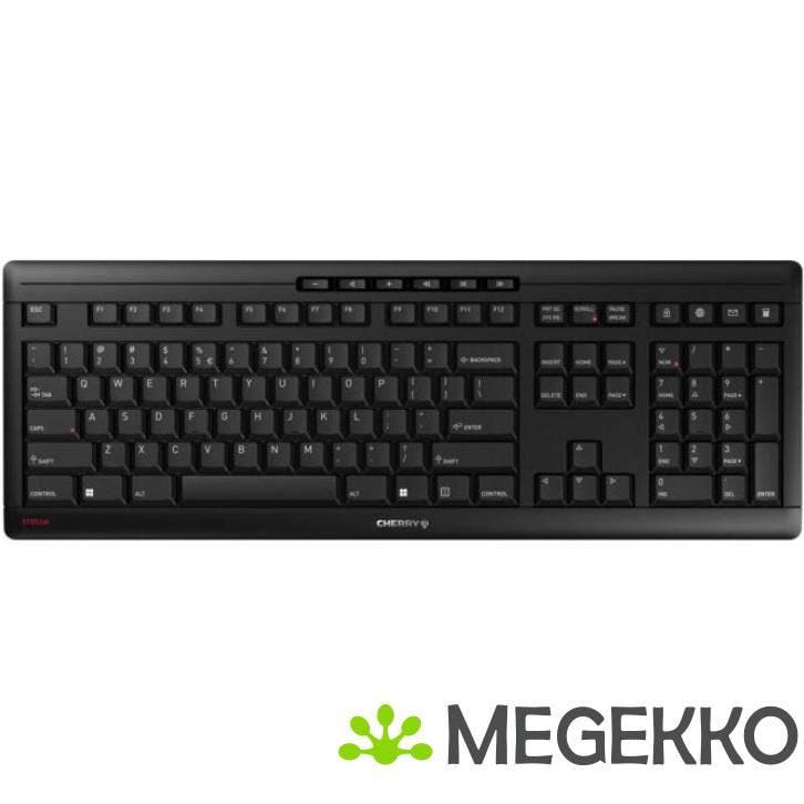 Cherry Stream Draadloos Zwart, Informatique & Logiciels, Claviers, Envoi