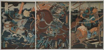 Toyohara Kunichika /  (1835–1900) Anigawa Dai Kassen —