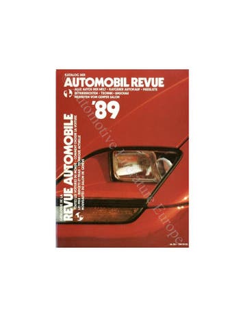 1989 AUTOMOBIL REVUE JAARBOEK DUITS FRANS, Ophalen of Verzenden