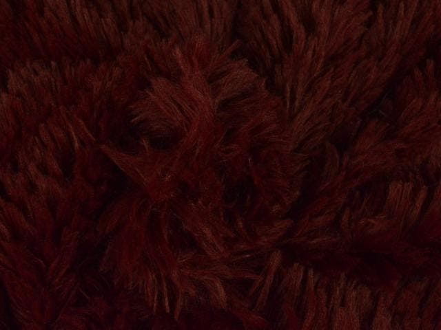 10 meter langharig bont - bordeaux rood - Pluche stoffen, Hobby & Loisirs créatifs, Tissus & Chiffons, Envoi