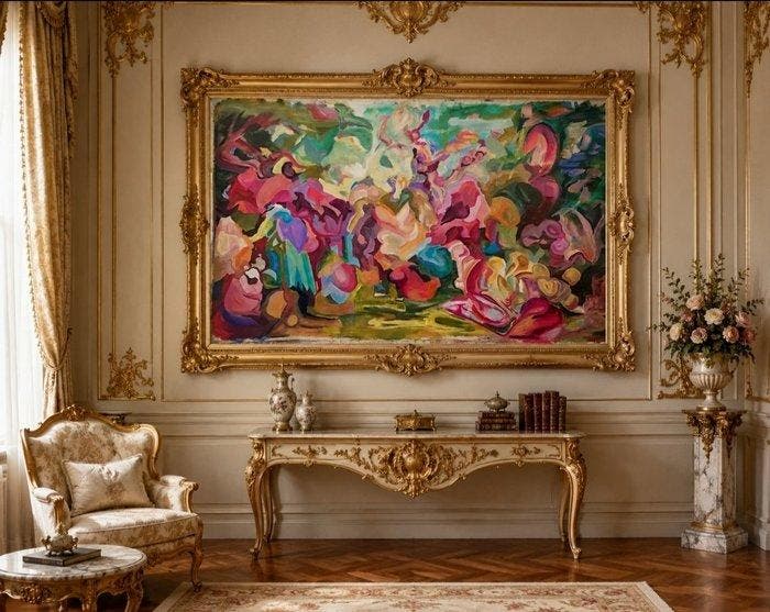 Dian Petrov - The birth of forms, Antiquités & Art, Art | Peinture | Moderne