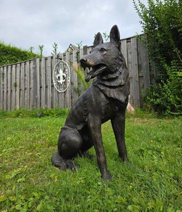 Beeld, Bronze: XL Shepherd Dog - 79.5 cm - Brons - 2026