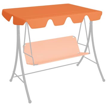vidaXL Vervangingsluifel voor schommelbank 150/130x105/70 cm, Verzenden
