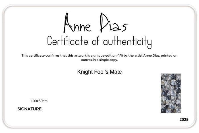 Anne Dias (1985) - Knight Fools Mate, Antiek en Kunst, Kunst | Designobjecten