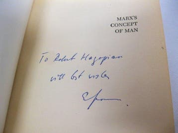 Erich Fromm - Marxs Concept of Man - Signed 1st Edition -, Antiek en Kunst