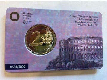 Croatie. 2 Euro 2025 Pula (Sans prix de réserve)