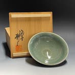 Shibukusa Ware - Ryuzo Shibukusa - Chawan - platte theekom /