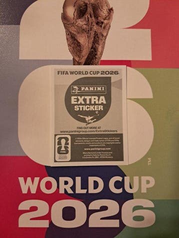2026 Panini World Cup Stickers Cristiano Ronaldo Extra