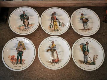 Porcelaine de Paris - Bord - Porselein - Ambachten van het