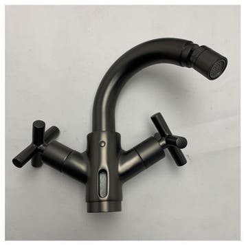 Bieden: Neve FLY 2710 bidet tap matt gunmetal, Ophalen of Verzenden, Nieuw