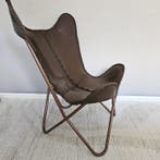 Chaise - Chaise papillon Butterfly (3107) - Cuir, Métal