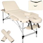 tectake 3 zones massagetafel-set met 5cm matras, rolkussens, Verzenden, Nieuw