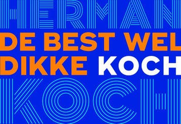 De best wel dikke Koch / Dwarsligger / 412 9789049805159, Verzenden, Gelezen, Herman Koch