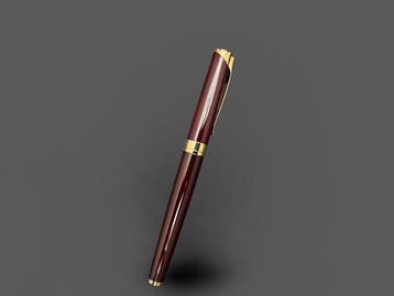 Waterman - Etalon burgundy lacquer - Vulpen, Nieuw