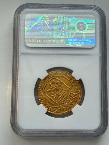 Nederland, Gelderland 1/2 Gouden Rijder (Groot Model) 1619 /, Postzegels en Munten
