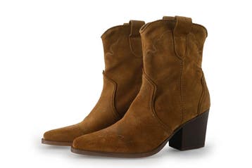 Manfield Cowboy laarzen in maat 38 Beige, Kleding | Dames, Verzenden, Beige, Manfield, Gedragen