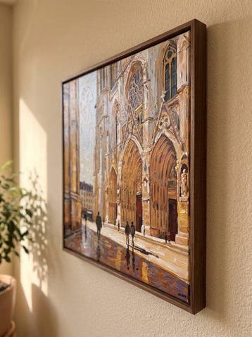 Néo Pablo - Stone and Passage – 100% original Painting by