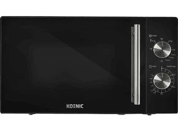 Koenic -  Microgolfoven Met Grill (kmw 2221 B) - Zwart, Elektronische apparatuur, Verzenden, Draaiplateau, Minder dan 45 cm, Microgolfoven