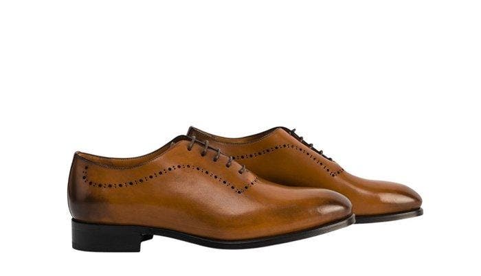 TESTONI - 8 UK - 42 IT - 1929 Oxford Shoes Antique Lux Calf, Kleding | Heren, Schoenen