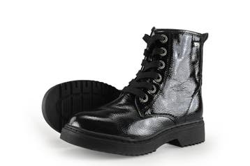 Barbarella Veterboots Meisjes in maat 33 Zwart, Verzenden, Jongen of Meisje, Schoenen, Barbarella