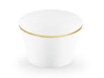 Cupcake Vormpjes Wit 7,6cm 6st, Verzenden