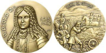 Brons medaille ohne Jahr Portugal-medaille, Verzenden