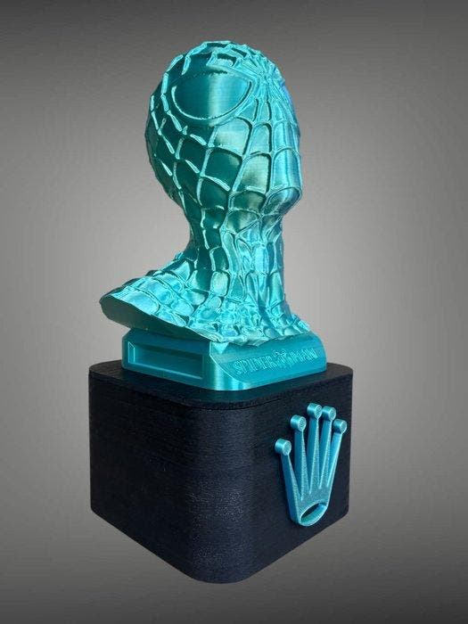 Artiluxx - SpiderMan blue-green color Swift X Rolex, Antiquités & Art, Art | Objets design